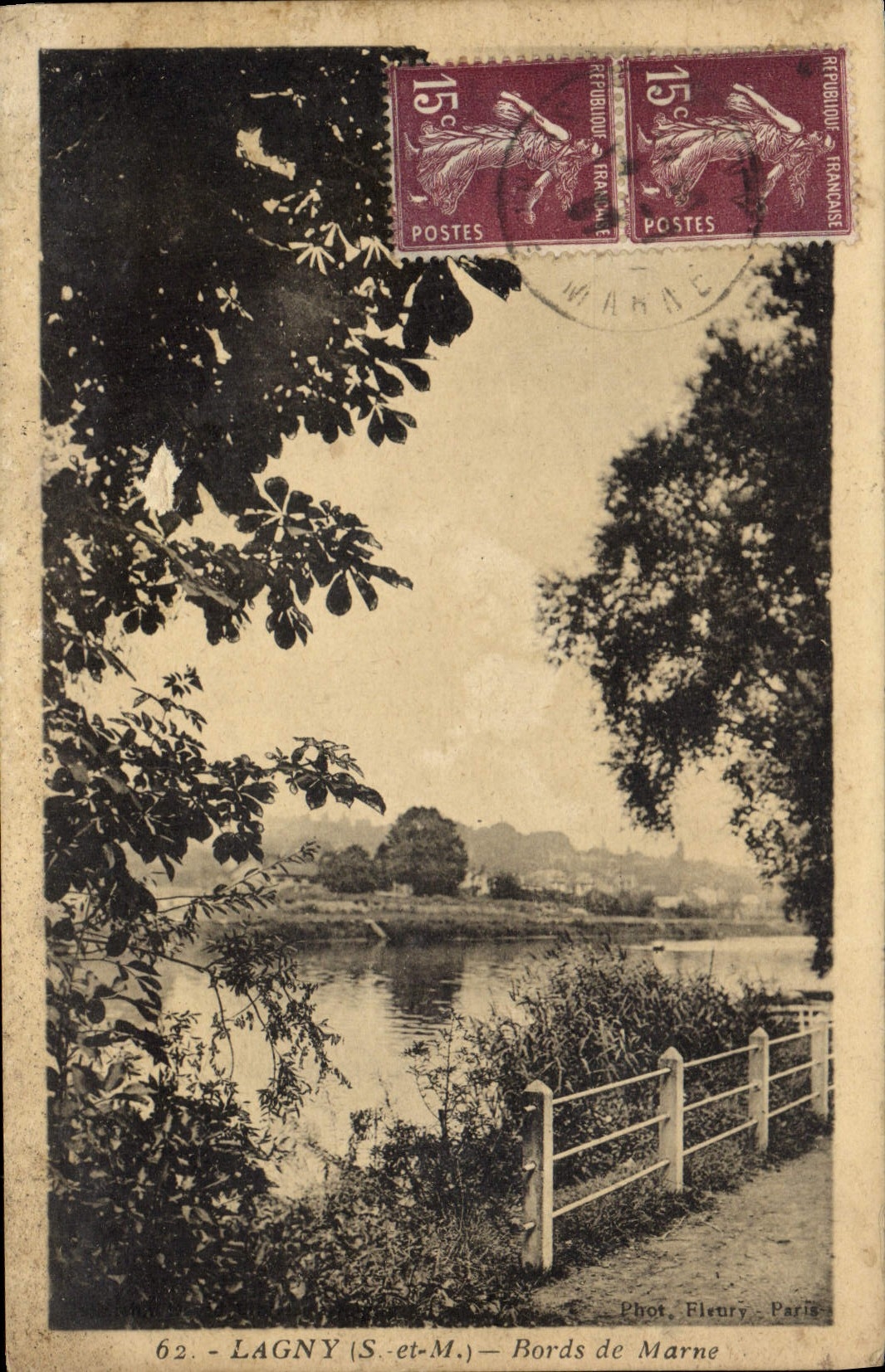 Lagny (S.-et-M.) — Bords de Marne — Phot. Fleury, Paris