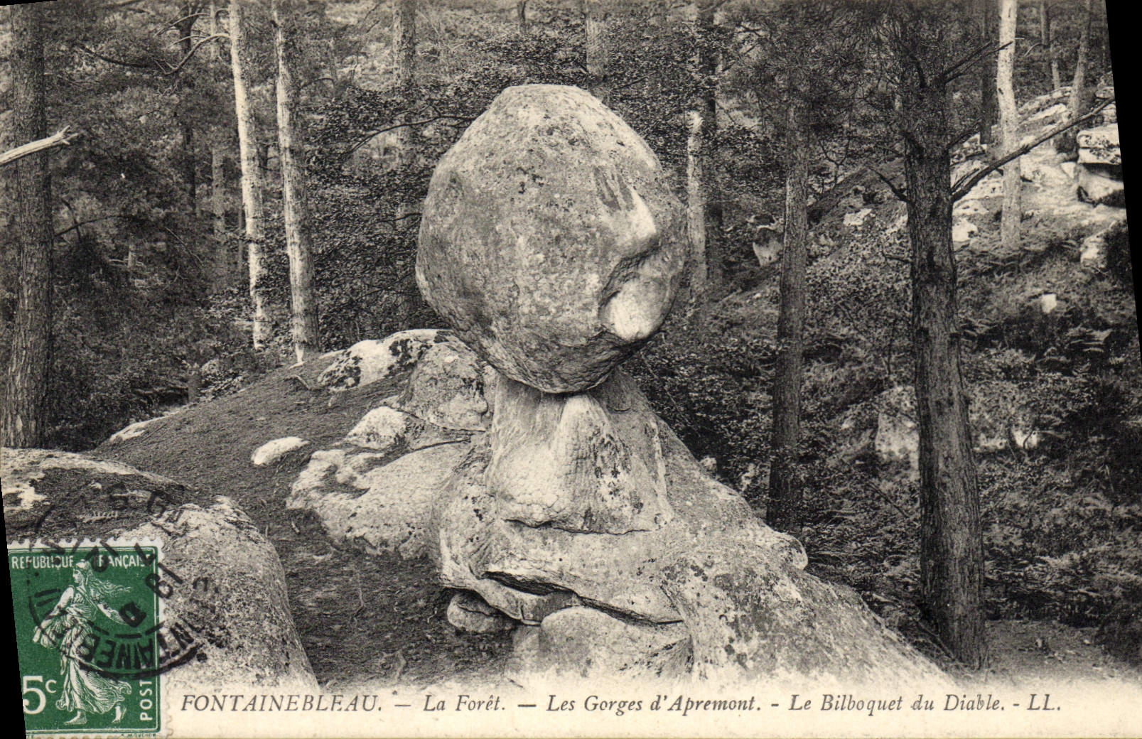 Fontainebleau — Die Forêt — Die Gorges von Apremont — Der Bilboquet des Teufels — LL.