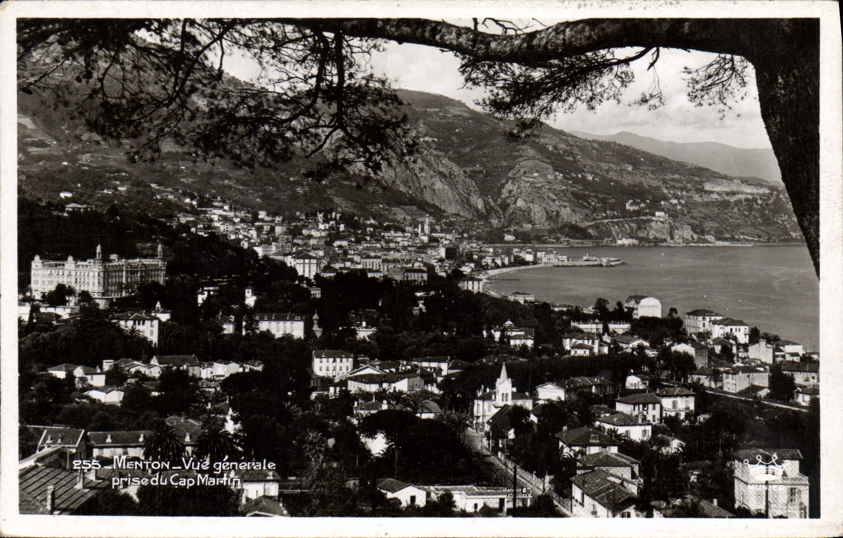 CPM Menton Vue generale prise du Cap Martin