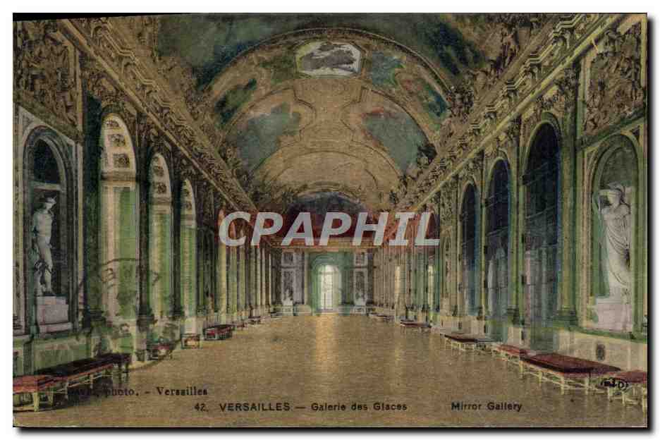 CPA Versailles Galerie des Glaces