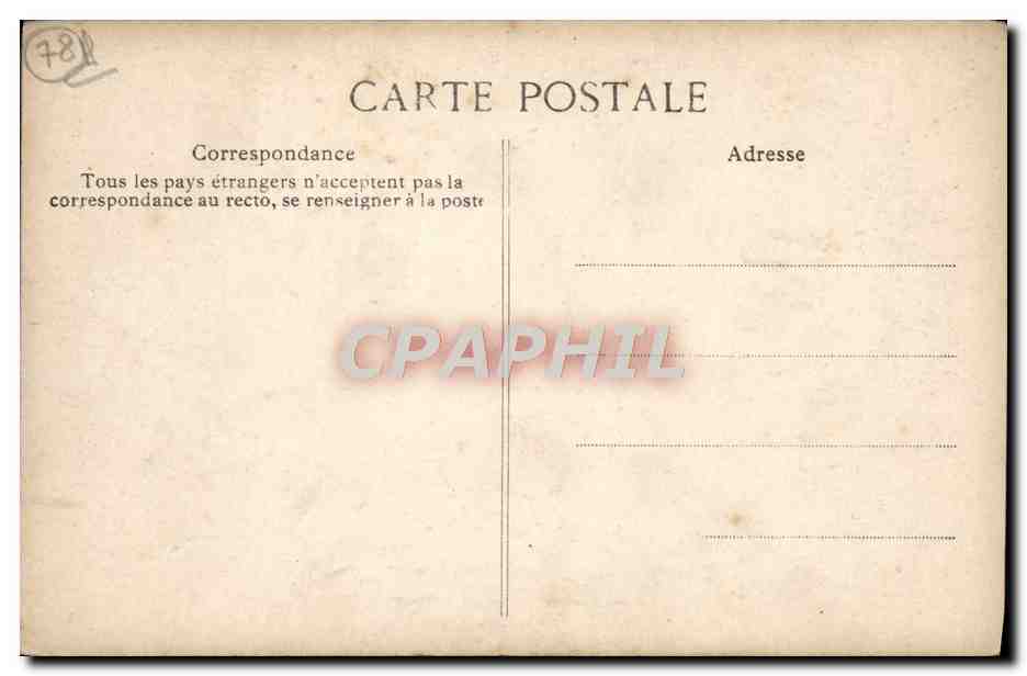 Versailles — Grand Trianon — La Chambre à Coucher de Louis-Philippe — Verso