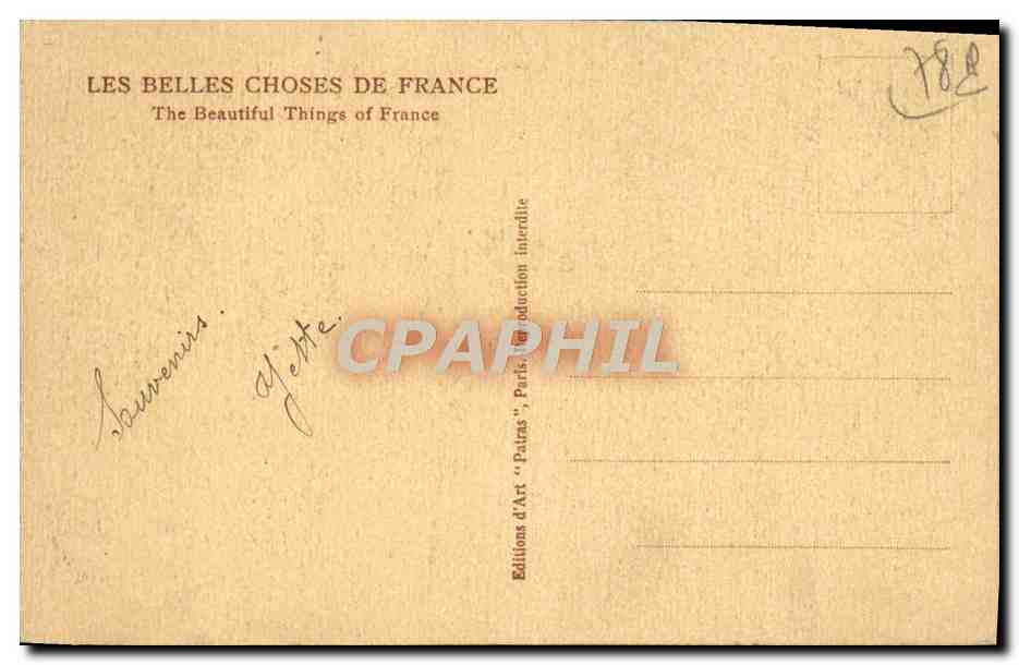 CPA Versailles Le Hameau de Marie Antoinette Le moulin — Verso