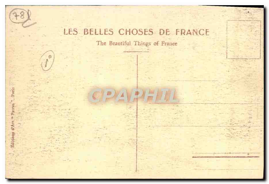 CPA Versailles Le cabinet du conseil decoration de Antoine Rousseau  — Verso