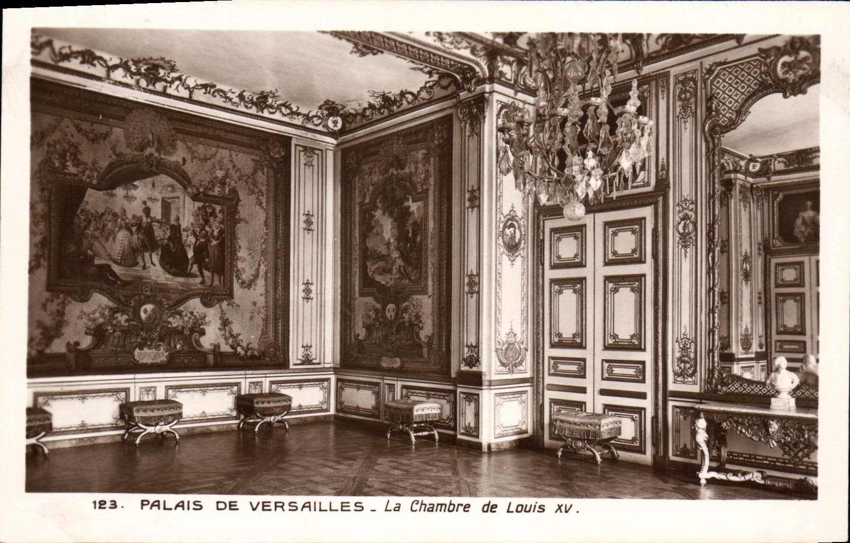 CPA Versailles Palais De La Chambre de Louis XV