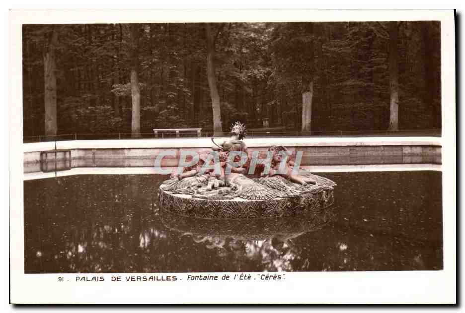 CPA Palais De Versailles Fontaine de L'ete Ceres