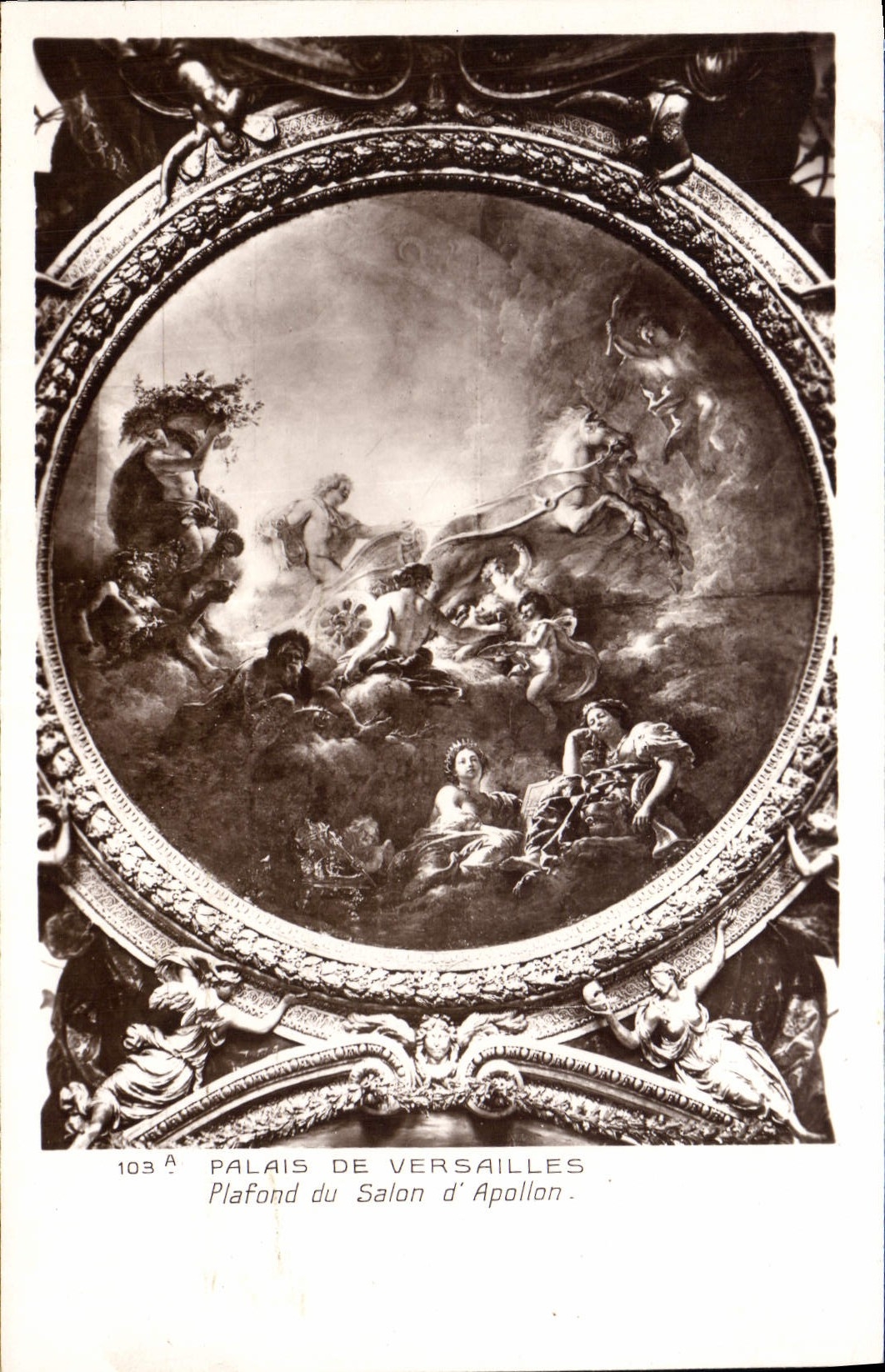 Palais de Versailles — Plafond du Salon d'Apollon — Édition des Musées Nationaux