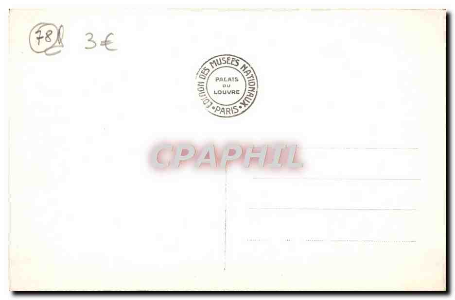 Palais de Versailles — La Bibliothèque du Dauphin — CPAPHIL n°68 — Verso