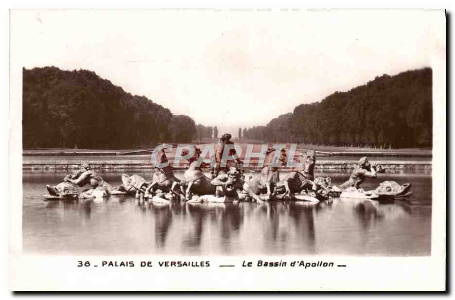 CPA Palais De Versailles Le Bassin d'Apollon