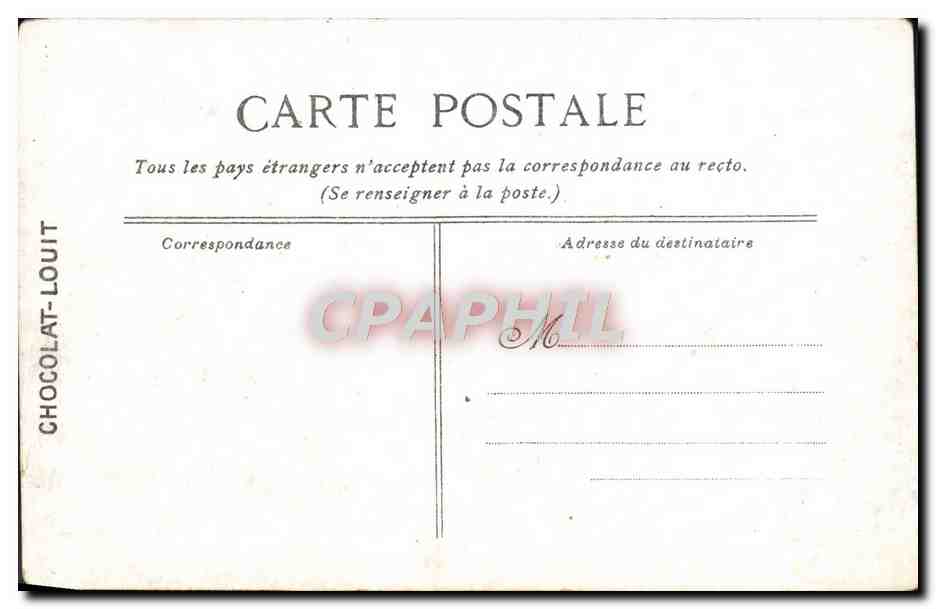 CPA Palais De Versailles Voiture du Sacre de Charles X — Verso