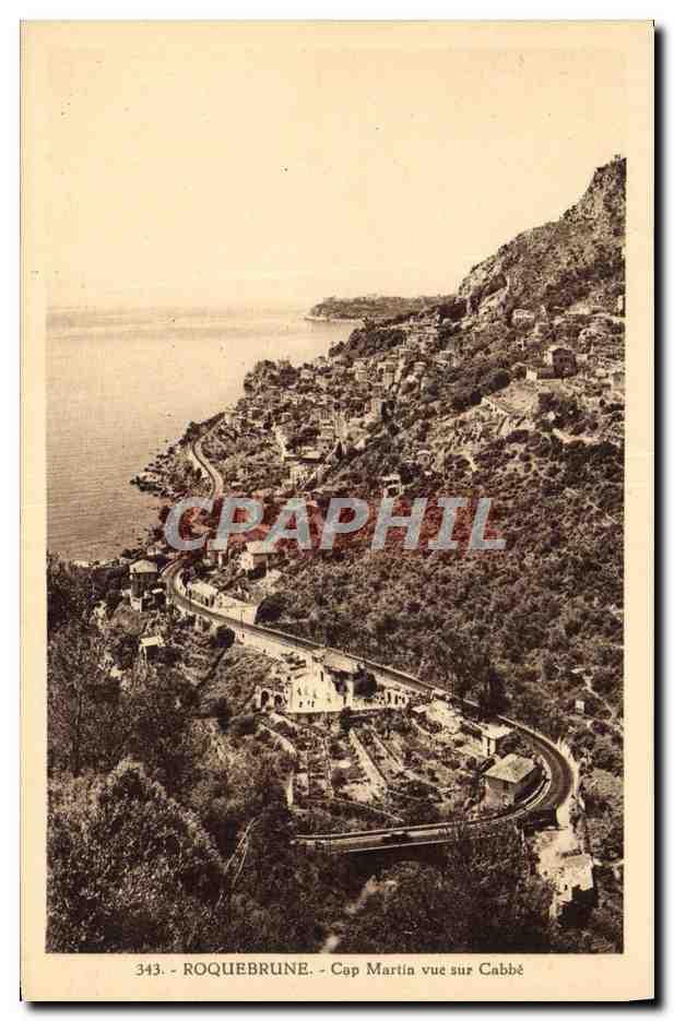 CPA Roquebrune Cap Martin sur Cabbe