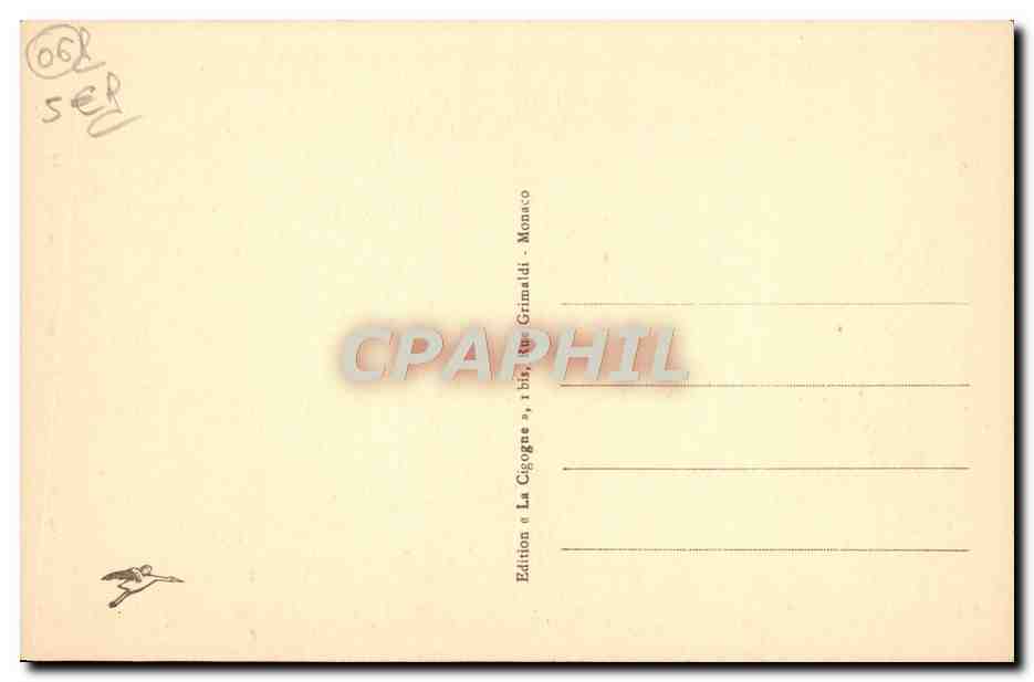 CPA Roquebrune Cap Martin sur Cabbe — Rückseite