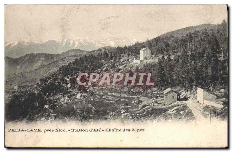 CPA Peira Cava Pres Nice Station d'Ete Chaine des Alpes