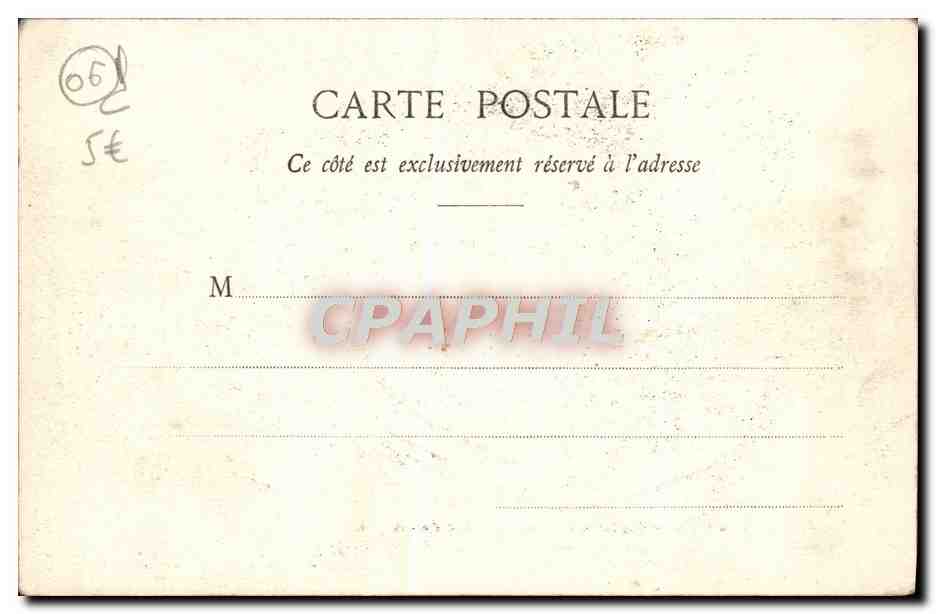 CPA Peira Cava Pres Nice Station d'Ete Chaine des Alpes — Back