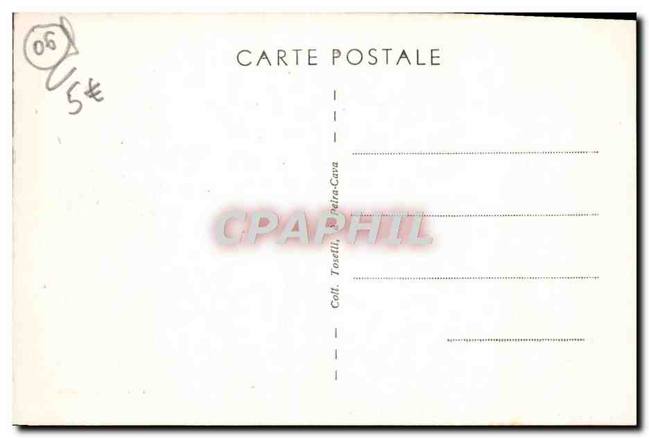 CPA Peira Cava Les Hotels et Pierre Plate — Rückseite