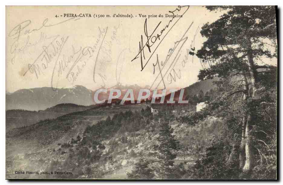 CPA Peira Cava Vue Prise du Domaine