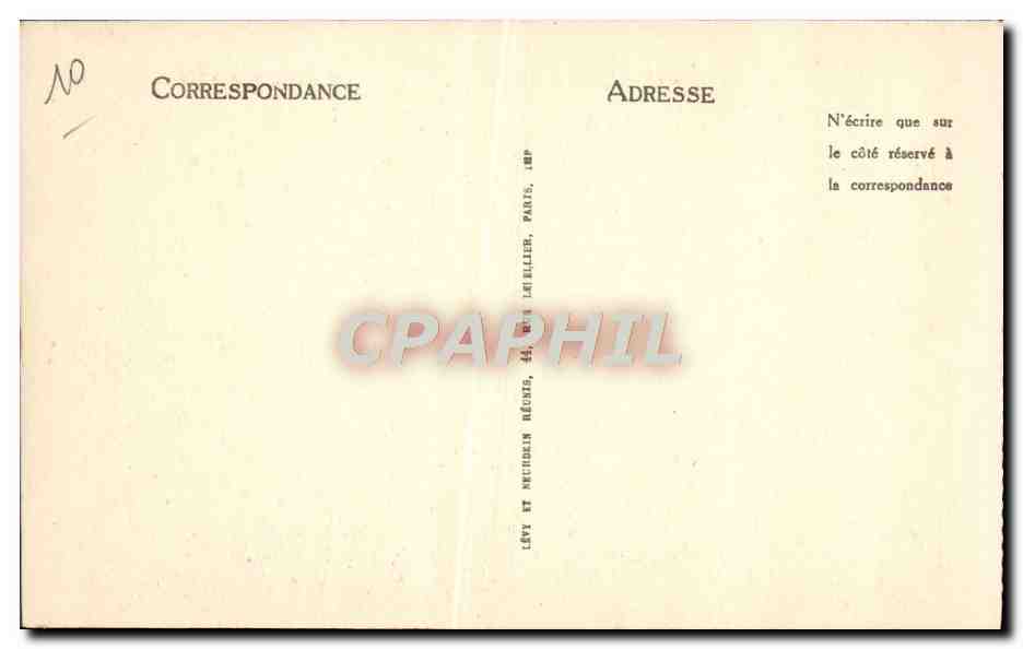 CPA Peira Cava Clocher de l'eglise et la chaine des Alpes — Rückseite