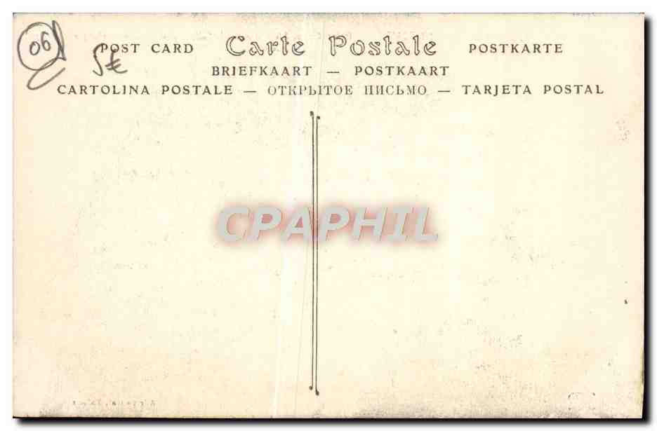 CPA Alpes Maritimes Peira Cava Station La roche Plate — Rückseite