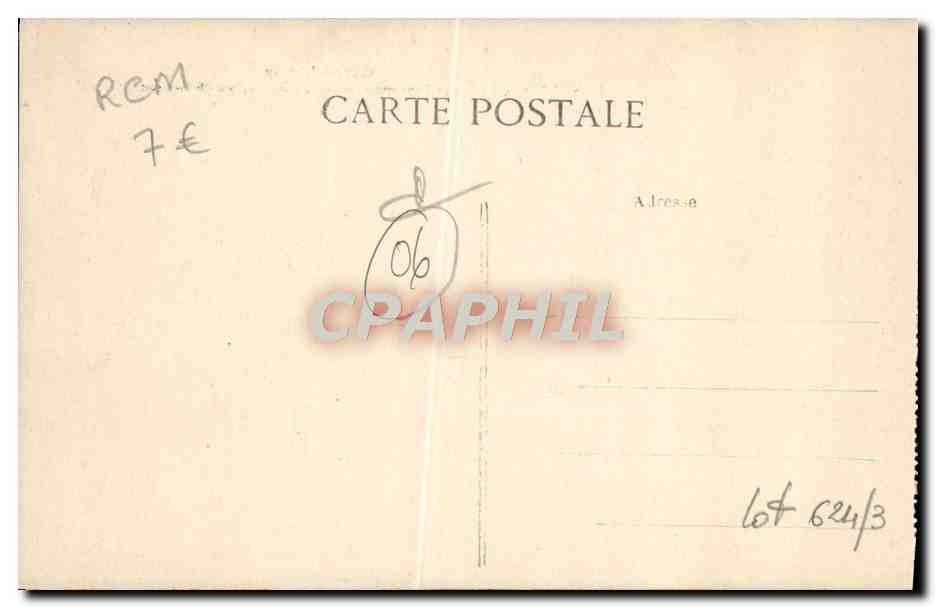CPA Le Vistaero vu de la grande corniche — Rückseite