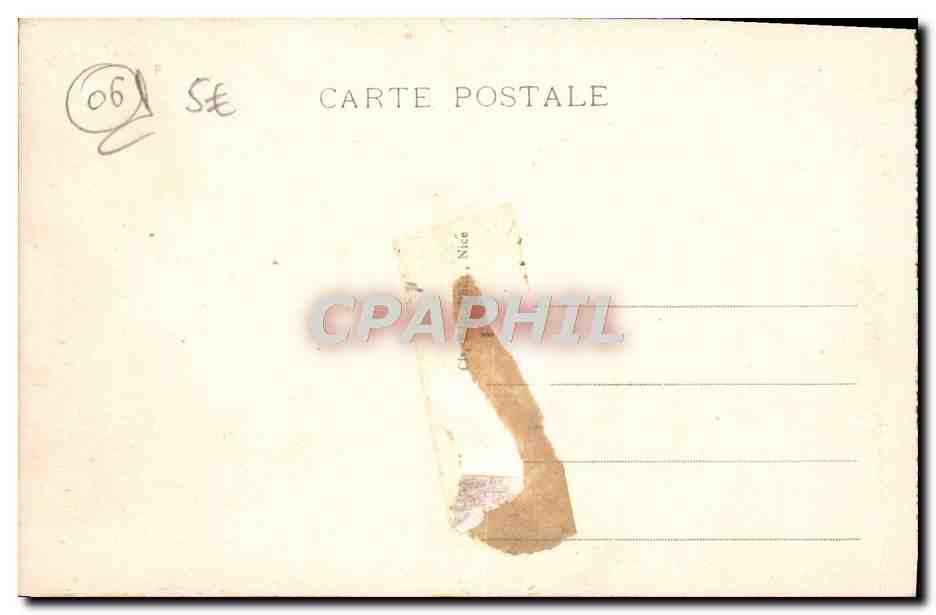 CPA Peira Cava Entree du village  — Rückseite
