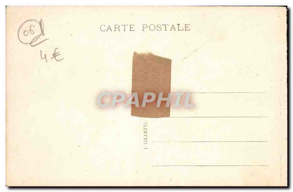 CPA Peira Cava La route en hiver Excursion aux environs de Nice — Rückseite