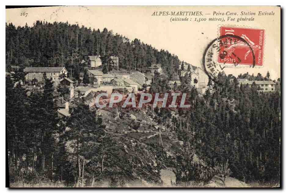 CPA Alpes Maritimes Peira Cava Vue generale 