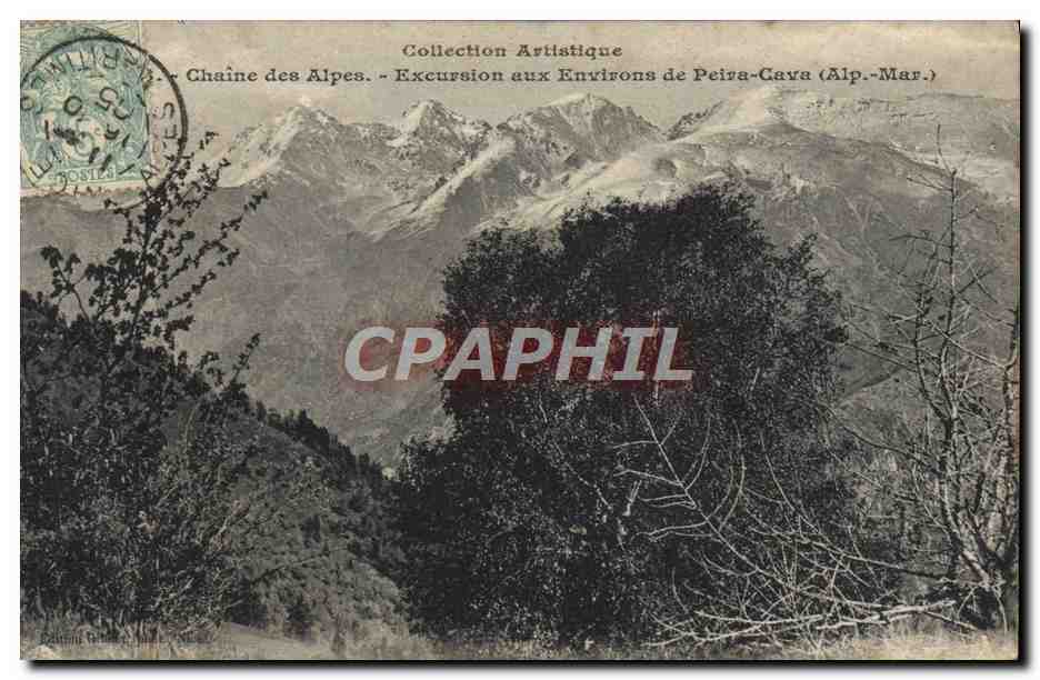 CPA Chaine des Alpes Excursion aux Environs de Peira Cava