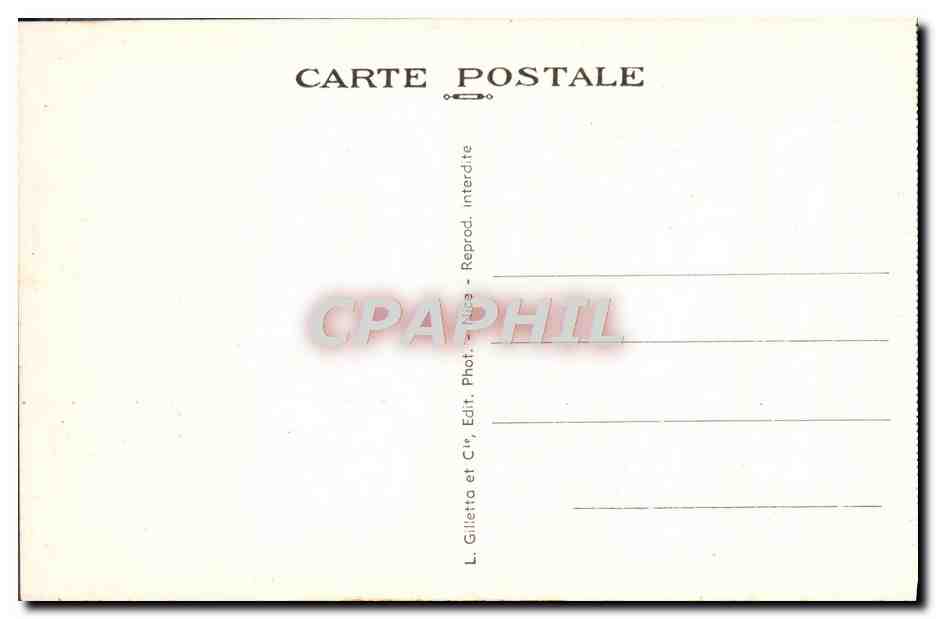 CPA Nice Un Coin de la Promenade des Anglais — Rückseite