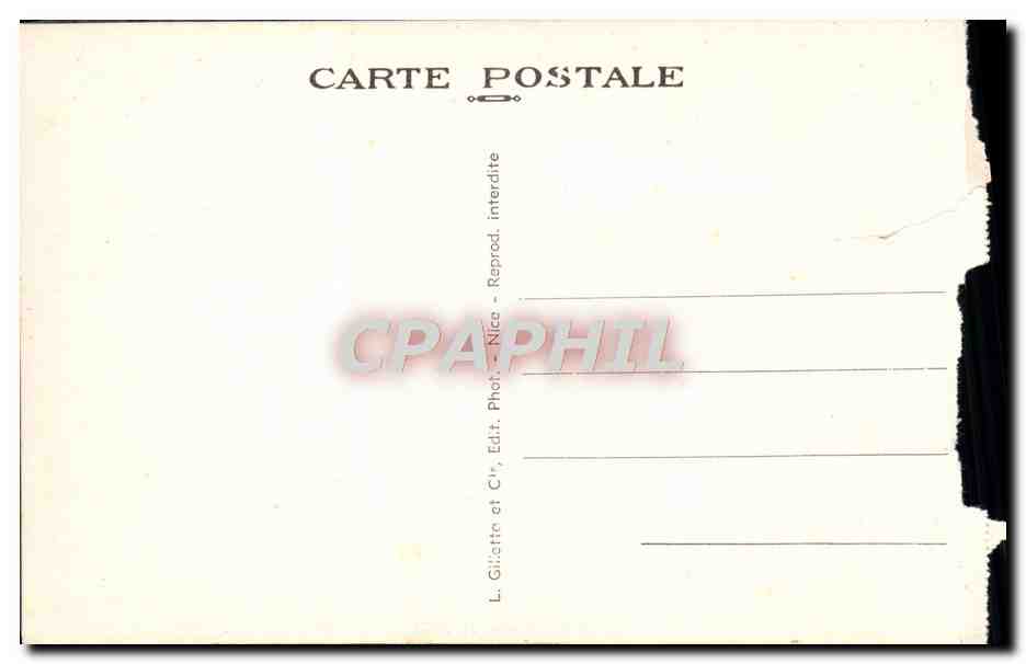 CPA Nice Souvenir — Reverso