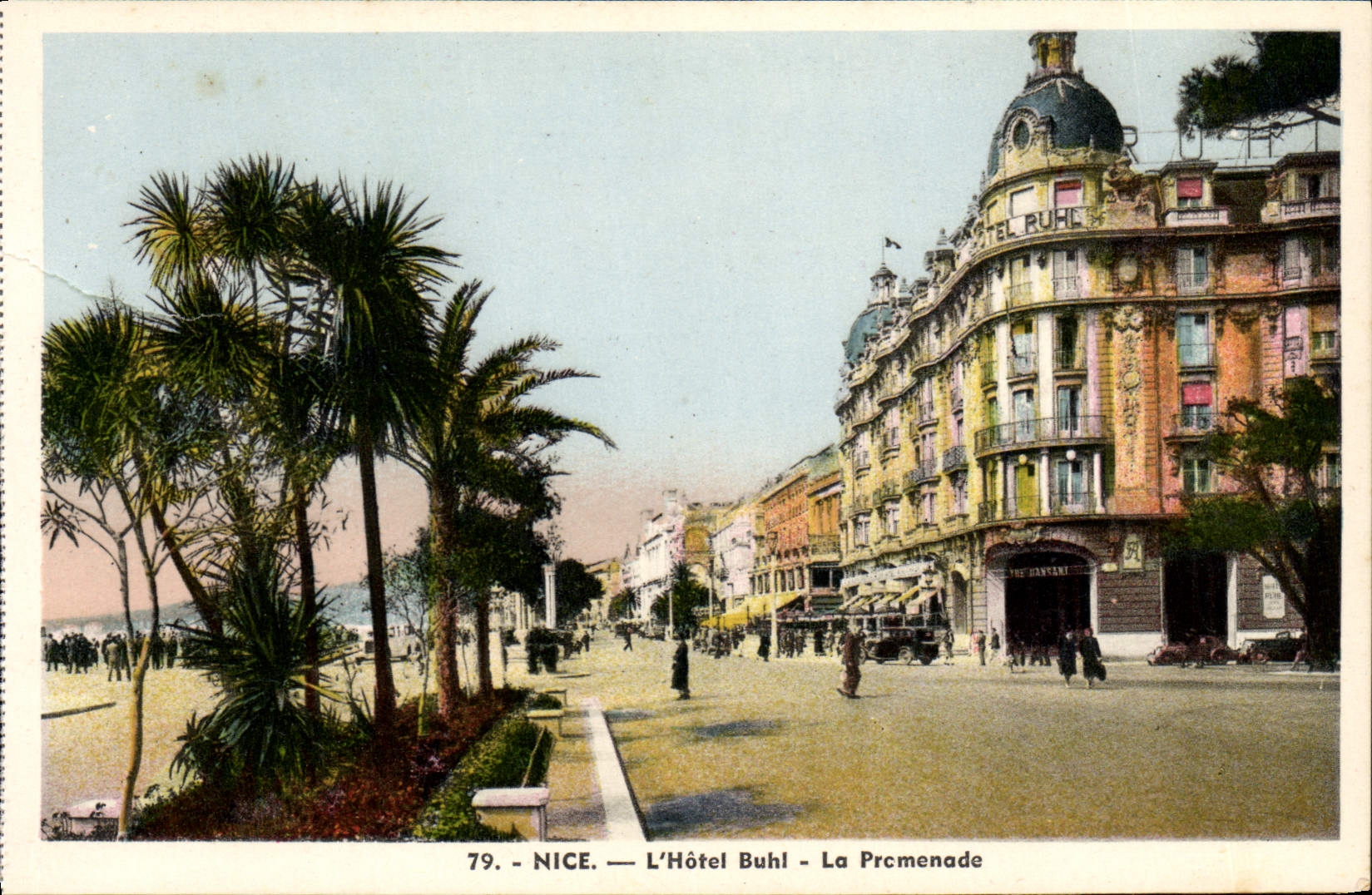 CPA Nice L'Hotel Buhl La Prcmenade