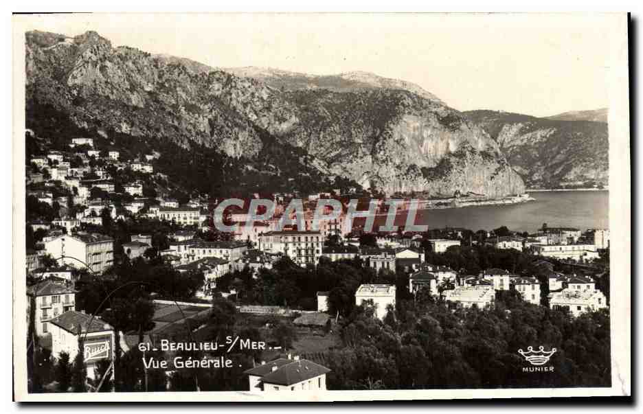 CPA Beaulieu Sur Mer Vue Generale