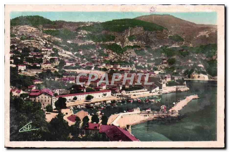 CPA Villefranche Sur Mer La Darse Vue Generale