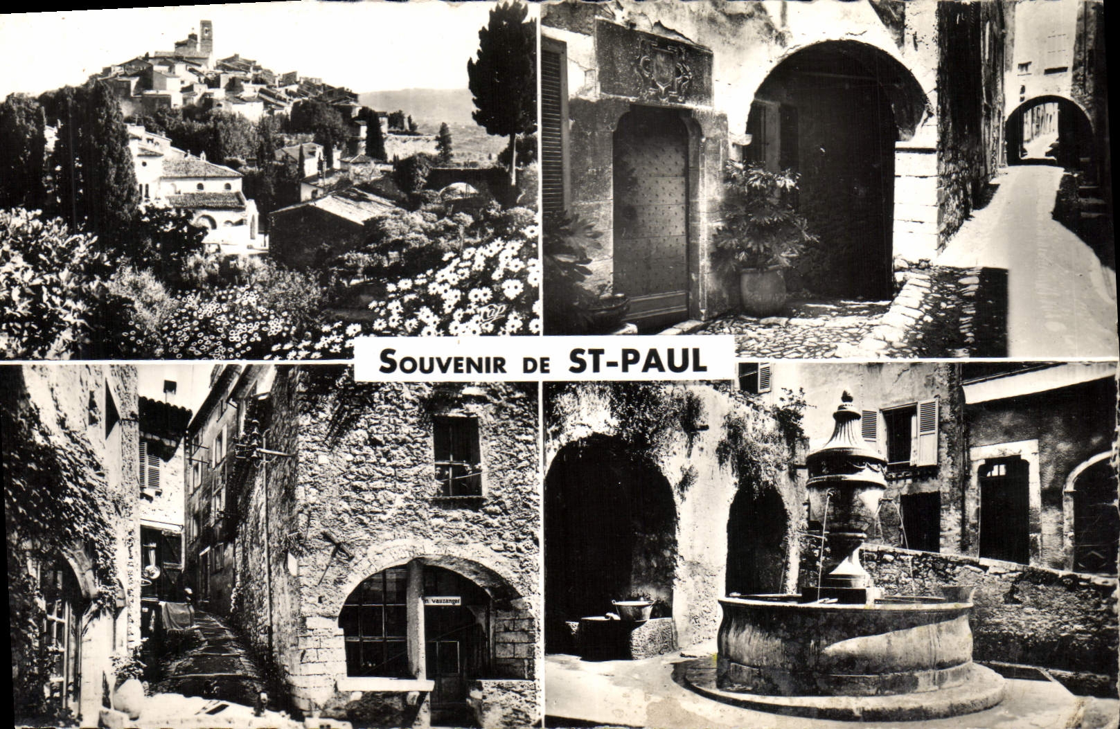 CPM Saint Paul Vue Generale Vieille Rue Montee de L'Eglise Fontaine