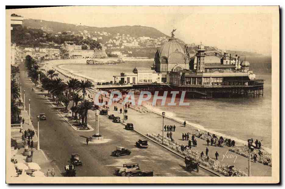 CPA Nice Promenade des Anglais et casino de la jetee
