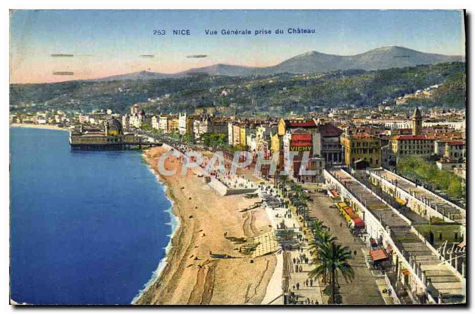 CPA Nice Vue Generale Prise du Chateau