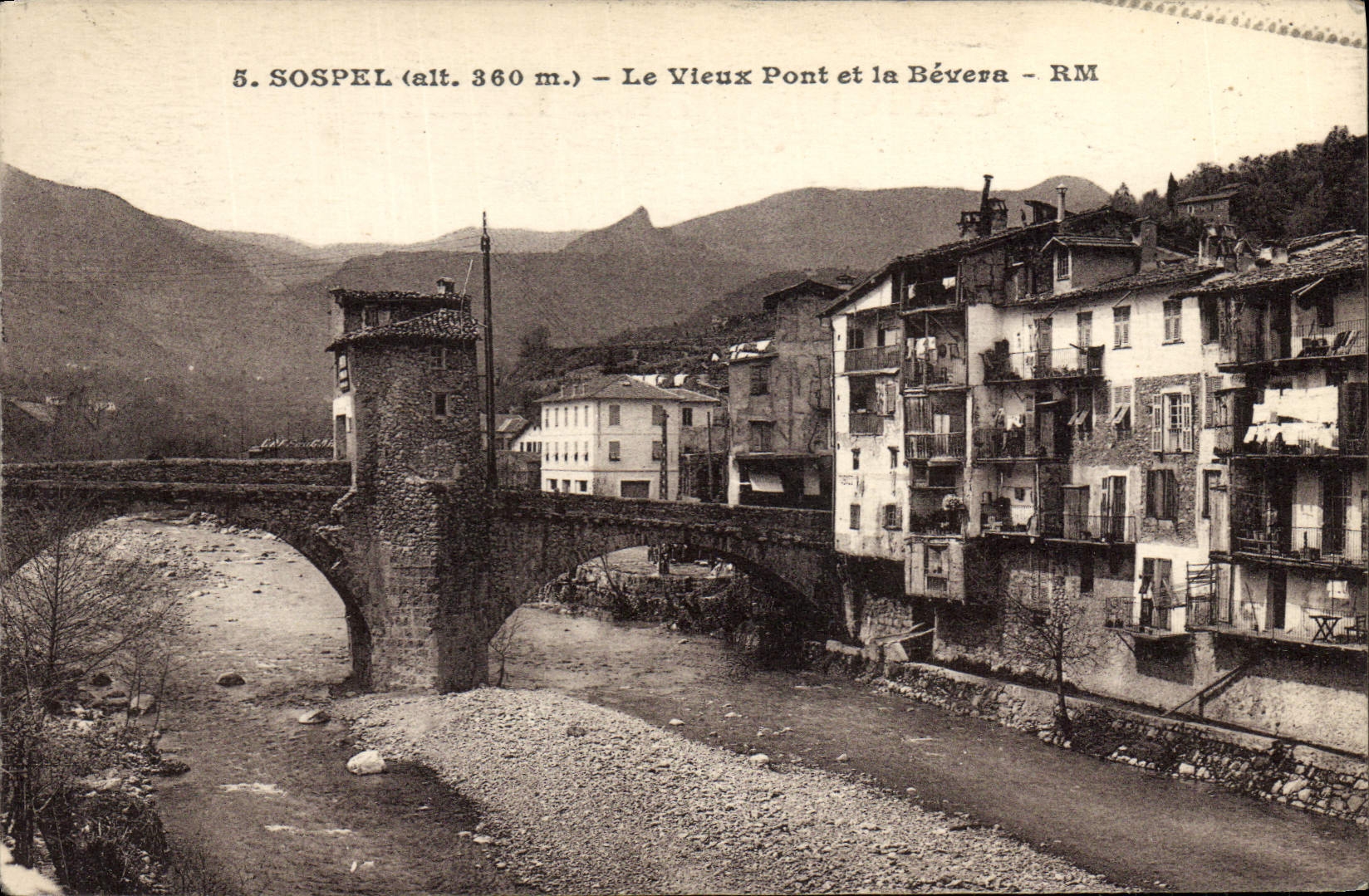 CPA Sospel Le Vieux Pont et la Bevera