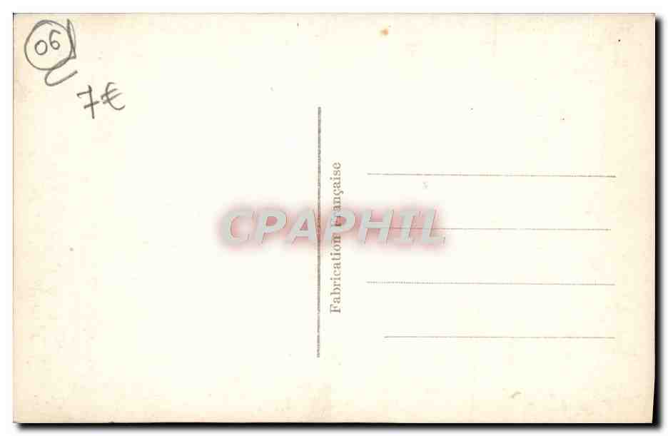 CPA Nice A travers Les Pins — Verso