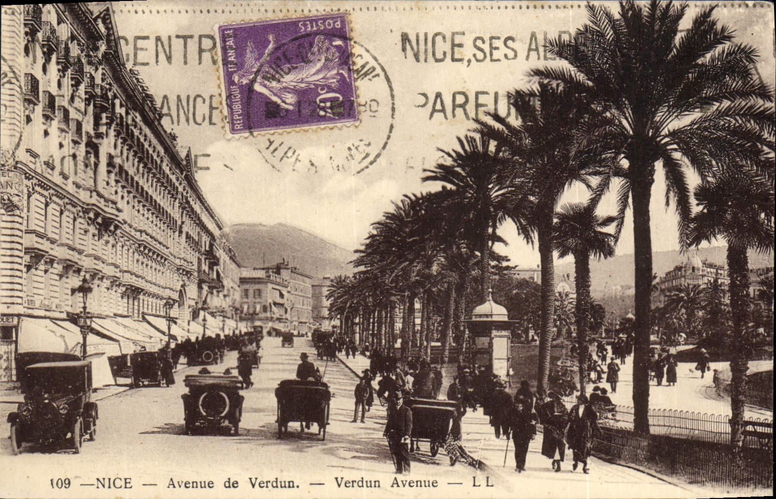 CPA Nice Avenue de Verdun 
