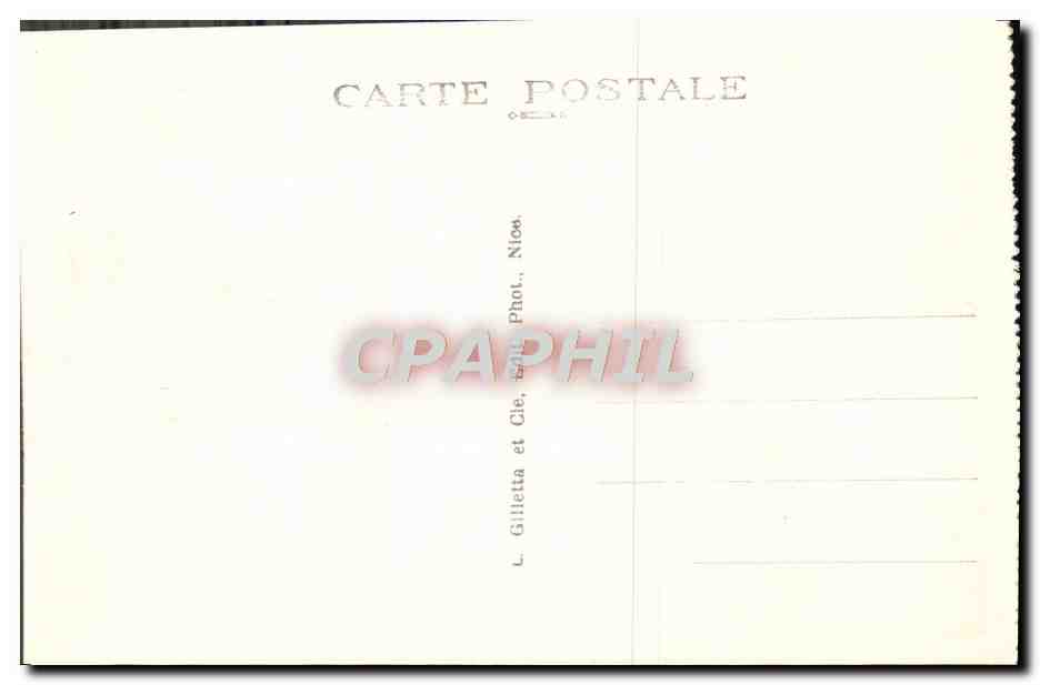 CPA Nice Le Chemin de la croix Eglise Sainte Jeanne d'Arc — Rückseite