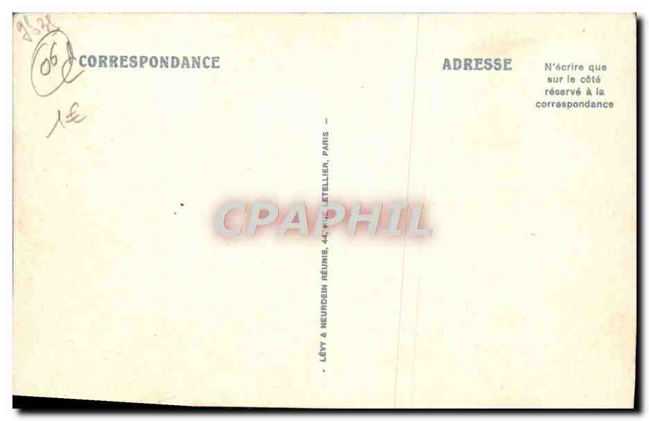 CPA Peira Cava Chemin de la Pierre Plate et les hotels — Rückseite