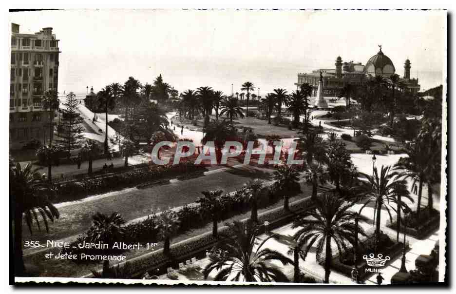 CPA Nice Jardin Albert 1er et Jetee Promenade