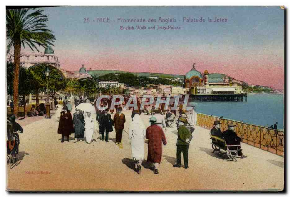 CPA Nice Promenade des Anglais Palais de la jetee