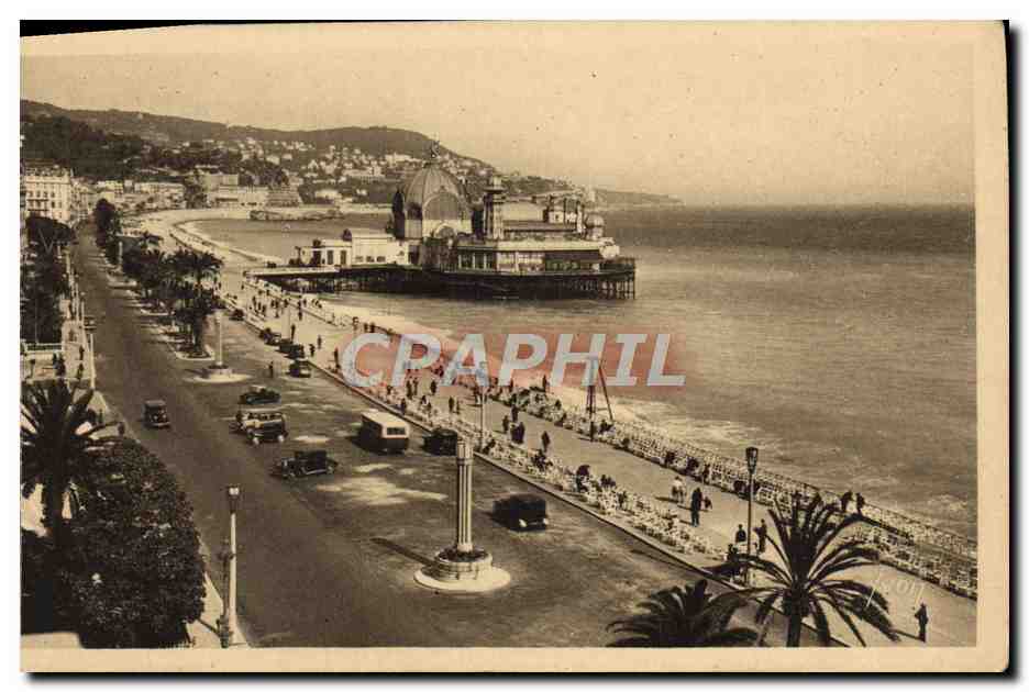 CPA Nice Promenade des Anglais et Casino de la Jetee
