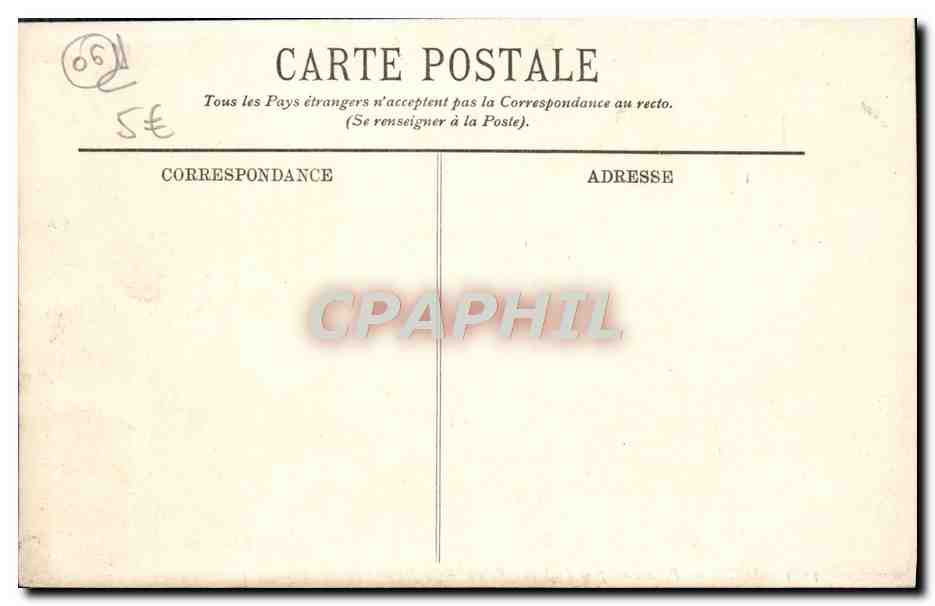 CPA Nice Panorama Pris du Mont Boron — Verso