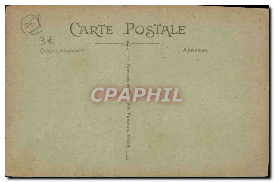 CPA Nice Le Port Bateau — Rückseite