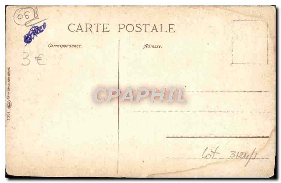 CPA Nice Le port Bateaux — Rückseite