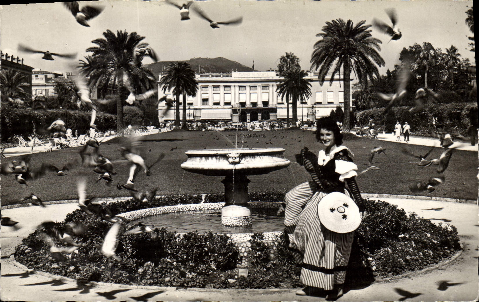CPM Nice Les Jardins Albert 1er et le Casino Municipal