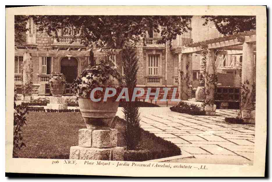 CPA Nice Place Mozart Jardin Provencal 