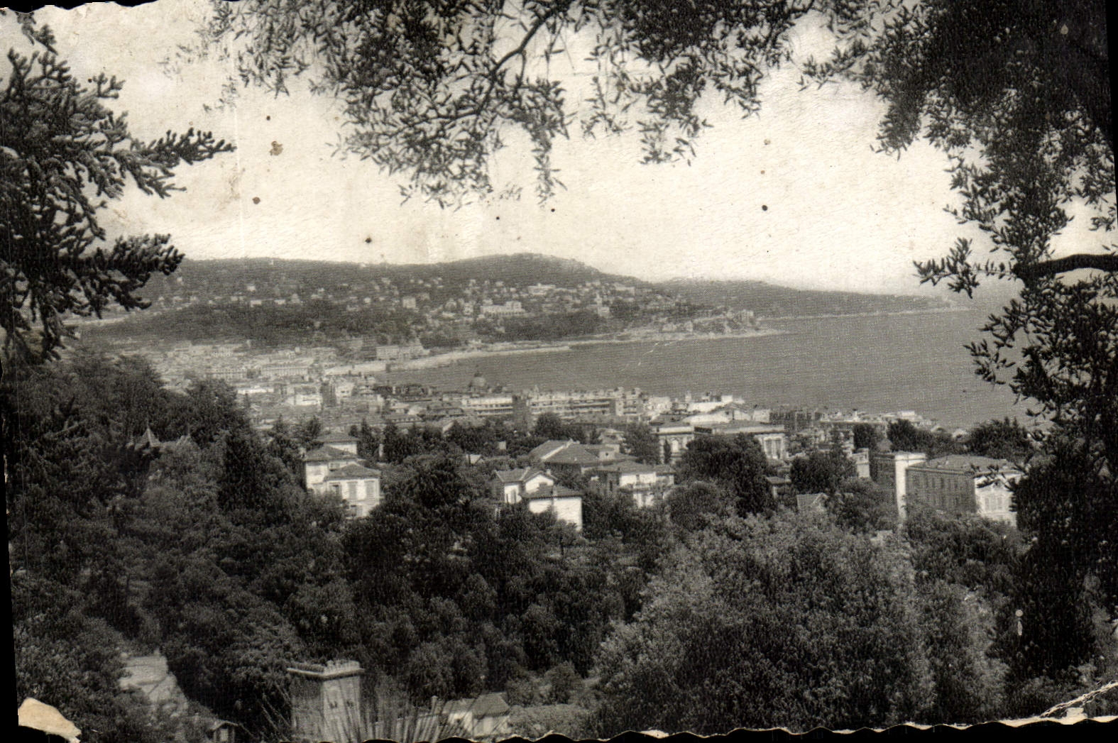 CPA Nice Vue prise de Bellet