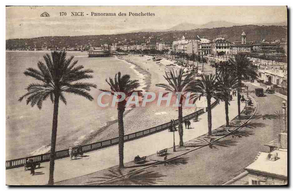 CPA Nice Panorama des Ponchettes