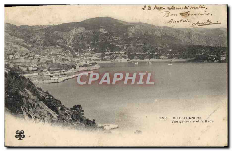 Villefranche - Allgemeiner Blick und der Hafen — MTLC, Nr. 250
